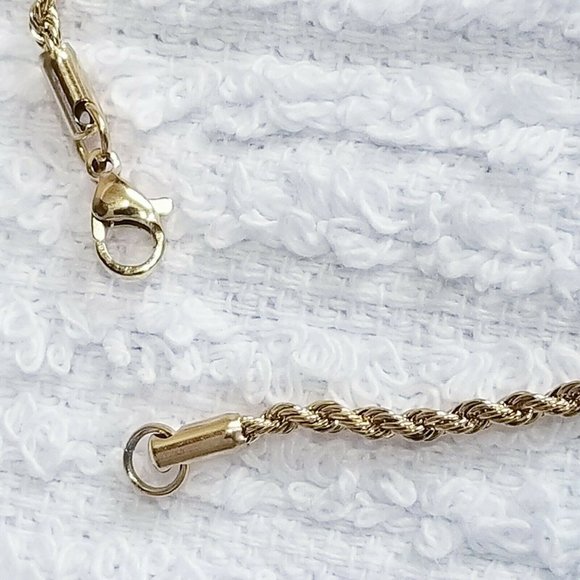 Sterling Silver 925 COURAGE TAG Zirconia Pendant - Picture 5 of 5